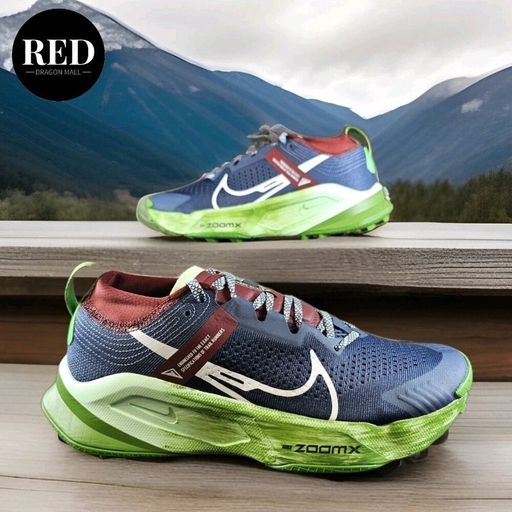 Nike ZoomX Zegama Trail Running Shoes Thunder Blue DH0623-403 - Men's Size 11.5 - Picture 1 of 14